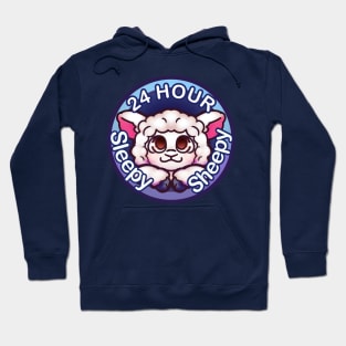 24 hour sleepy sheepy Hoodie